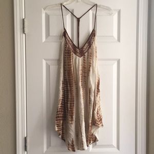 Amuse society swim cover up or top